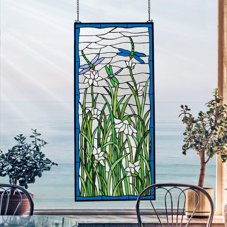 nature stained glass design